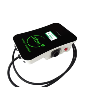 Зарядная станция S'OK Green Energy M3W Series Wallbox EV Charger SM3W10732542-5, 1-phase, 7kw (32a/ 220v), OCPP 1.6J, уровень защиты IP54, кабель 5м